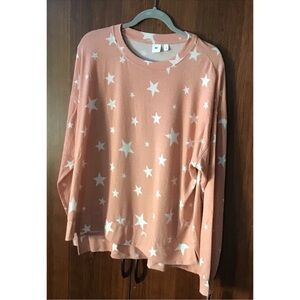 bp Women’s Star Print Long Sleeve Top, Large